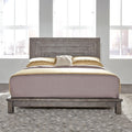 Modern Farmhouse Dusty Charcoal Queen Platform Bed