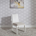 Modern Farmhouse Flea Market White Panel Back Side Chairs Set Of 2