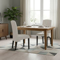 Modern Faux Leather 2 Piece Dining Room Chair