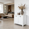 Modern Floor Cabinet Tilt Out Laundry Hamper Cabinet White Storage Cabinet Side Cabinet Bathroom Cabinet