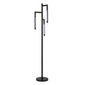 Modern Floor Lamp With Rotating Led Arms And Dimmer 72 Inch Black