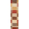 Modern Gabbeh Kashkoli Oriental Long Wool Runner Rug Hand Knotted 27 X 162