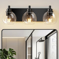 Modern Globe Vanity Light For Stylish Bathroom Spaces 3 Lights