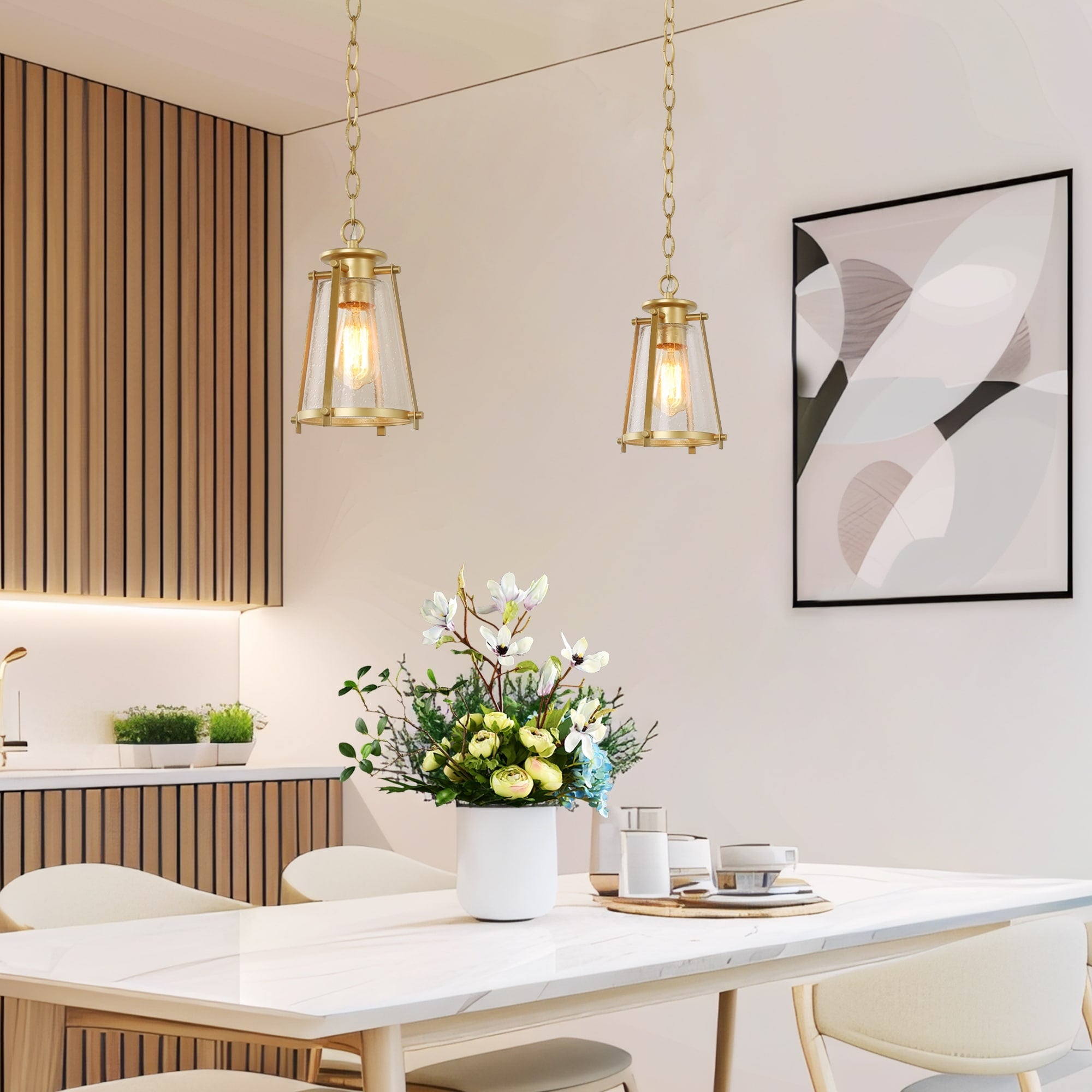Modern Contemporary Mini Island Pendant Lighting For Kitchen W 7.5 X H 11