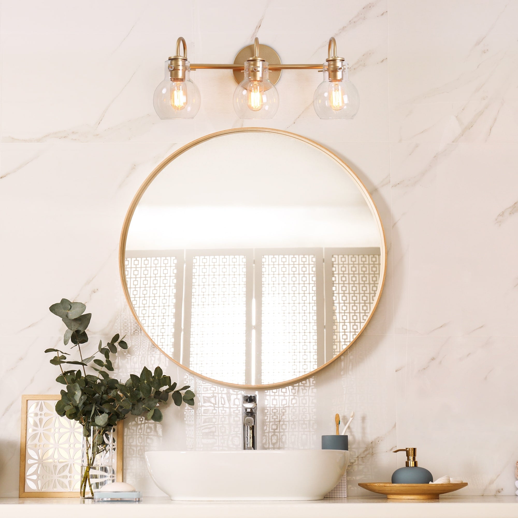 Carson Carrington Vagersjon Gold Wall Sconces