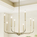 Glam Flush Mount Ceilling Lighting Chandelier For Kitchen Island D27 Xh35.5