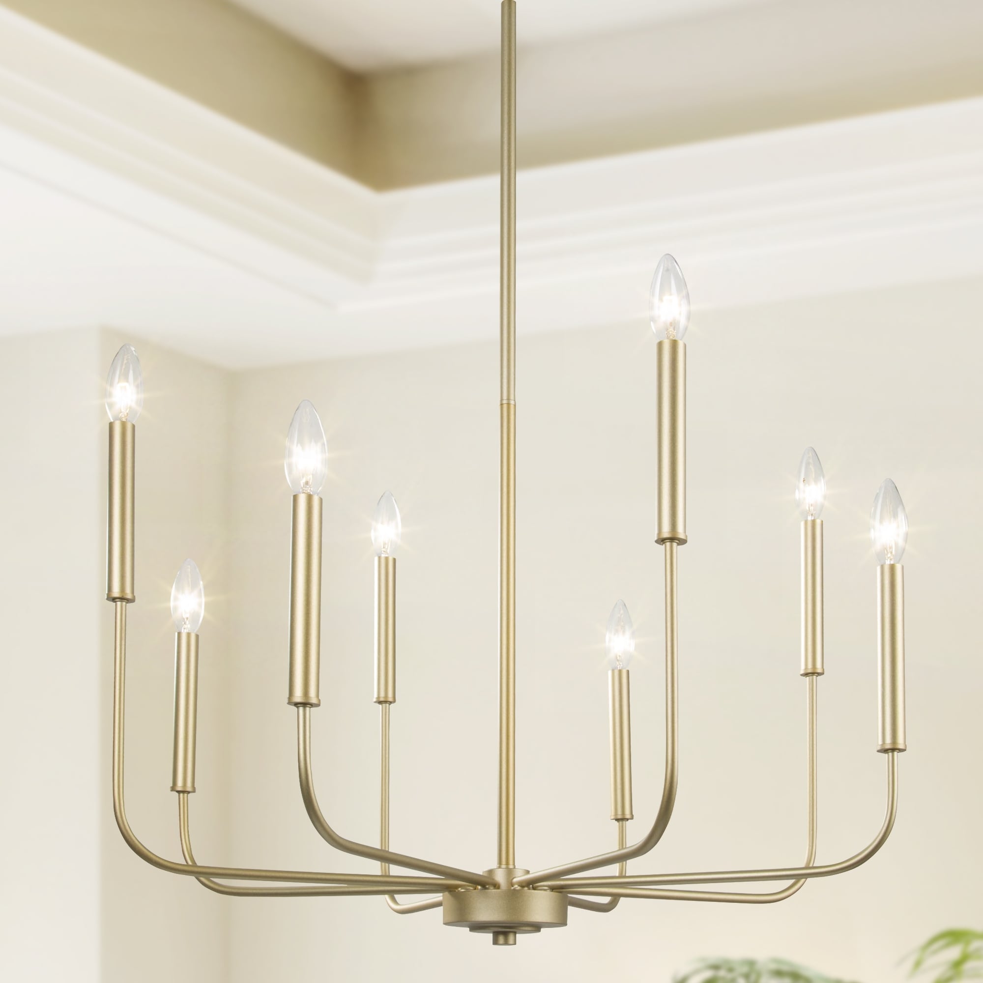 Glam Flush Mount Ceilling Lighting Chandelier For Kitchen Island D27 Xh35.5