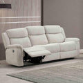 Modern Gray Fabric Upholstered Recliner Sofa 1Pc