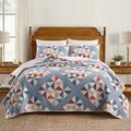 Modern Heirloom Americana Heartland Pieced Geometric Quilt Set