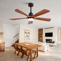 Modern Indoor Ceiling Fan With Reversible Motor For Bedroom