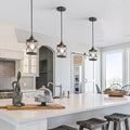Modern Farmhouse Mini Island Pendant Lighting For Kitchen Table D 5 H 7.9