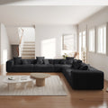 Modern L Shape Upholstered Reversible Modular Sofa For Living Room Apartment