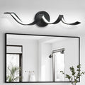 Modern Led Bathroom Vanity Lights 24 Dimmable Bathroom Lighting Fixture Over Mirror 15W Spiral Design Led Wall Light Fixtures