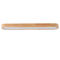 Modern Led Linear Ceiling Light Flush Mount Wood Finish 36 Inch Kitchen Dining Room N A
