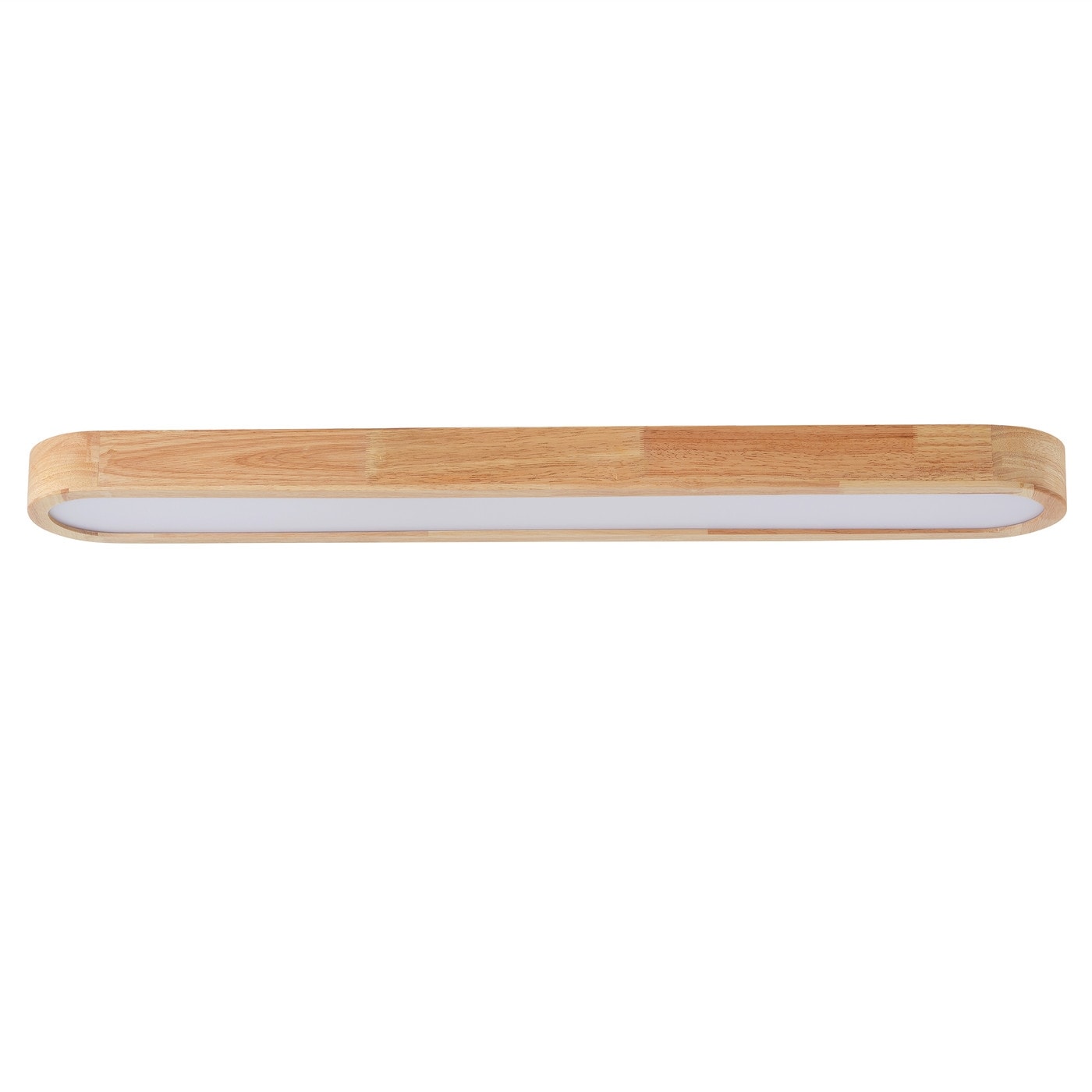 Modern Led Linear Ceiling Light Flush Mount Wood Finish 36 Inch Kitchen Dining Room N A