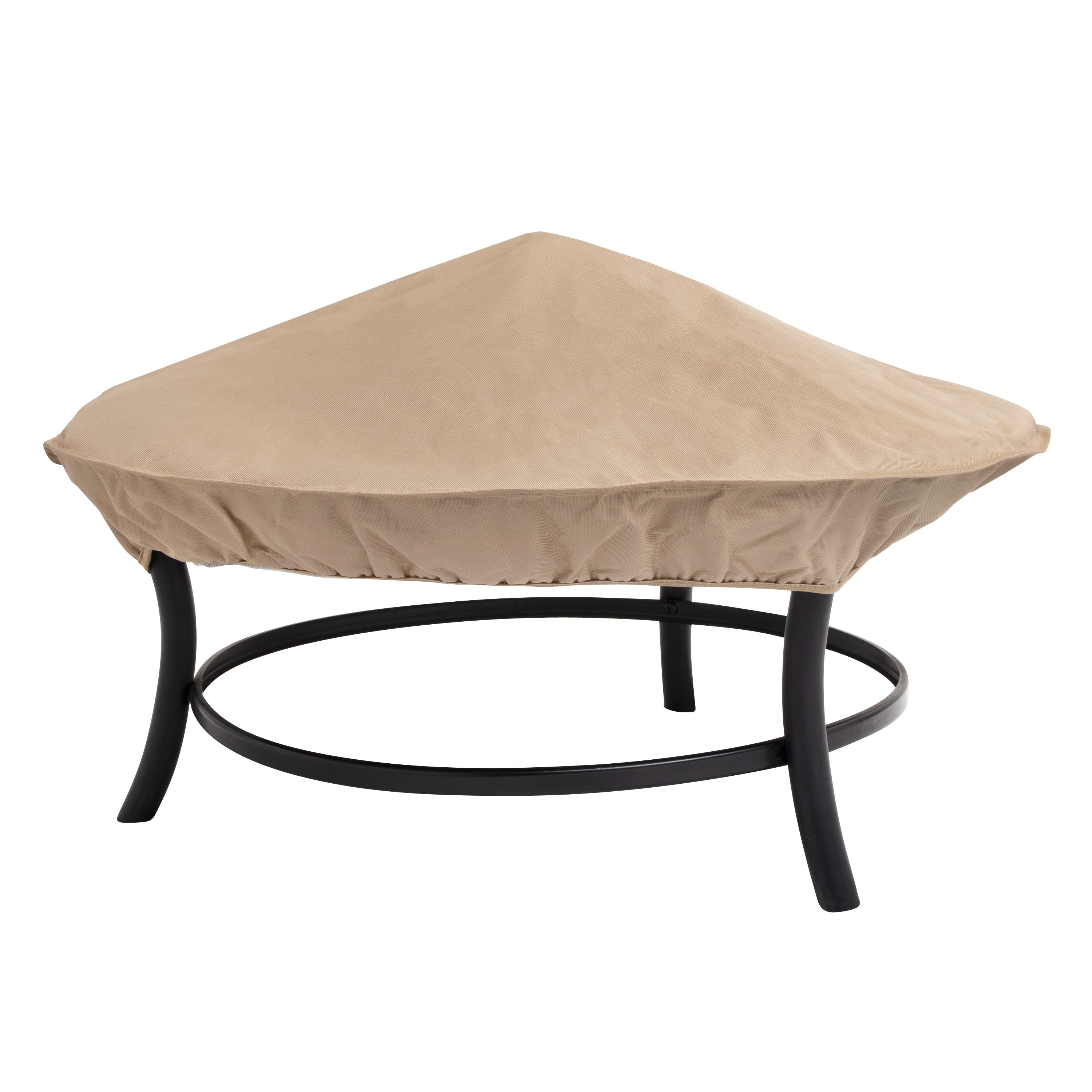 Modern Leisure Basics Outdoor Round Patio Firepit Cover 36 Dia X 4 H