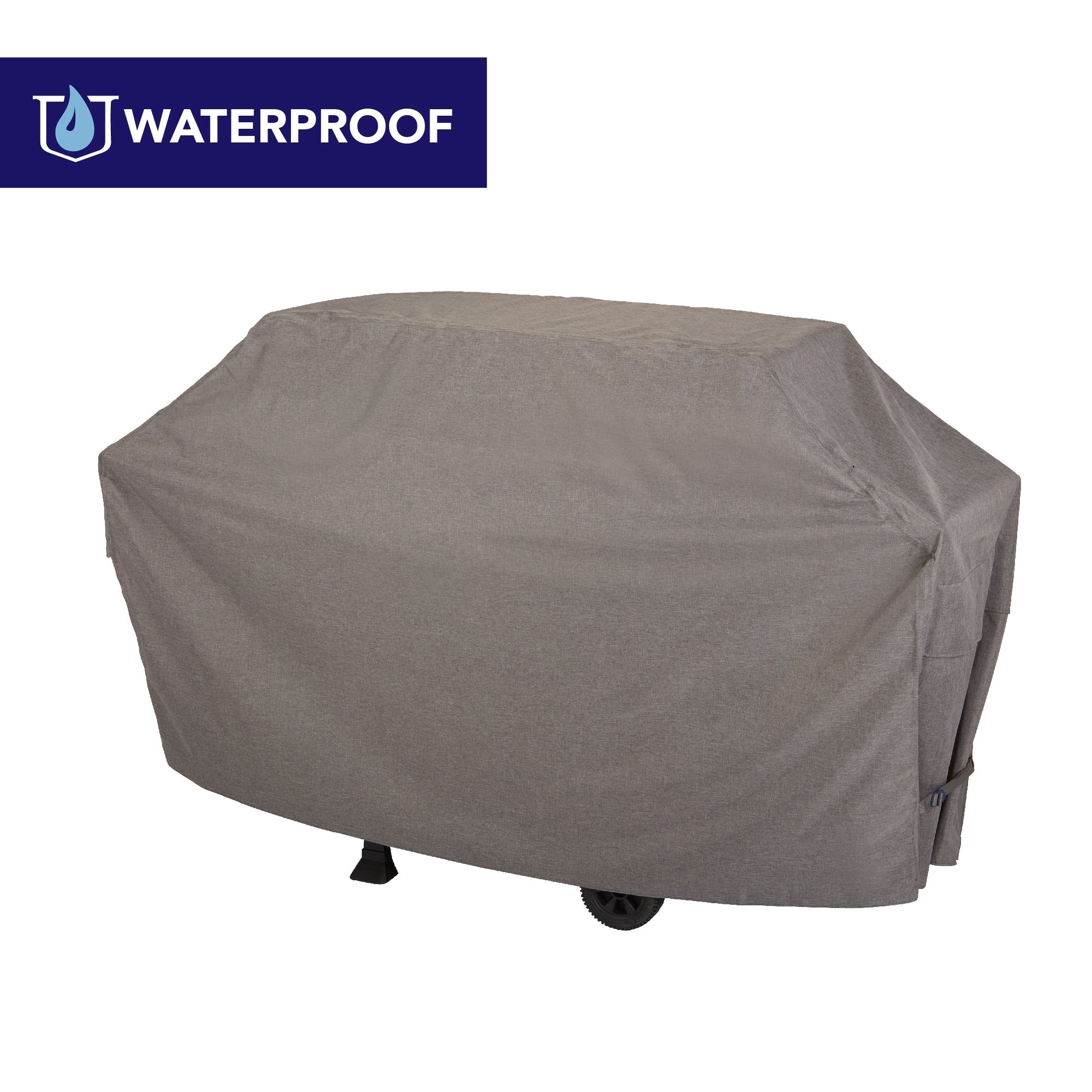 Modern Leisure Garrison Waterproof 5 6 Burner Grill Cover 73 W X 25 D X 44.5 H Heather Gray Model 3003