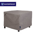 Modern Leisure Garrison Waterproof Patio Firepit Table Cover 42 W X 42 D X 22 H Heather Gray Model 3011