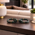 Marble 14 Chain Decor White
