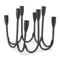 Modern Metal Tabletop Candelabra9 H
