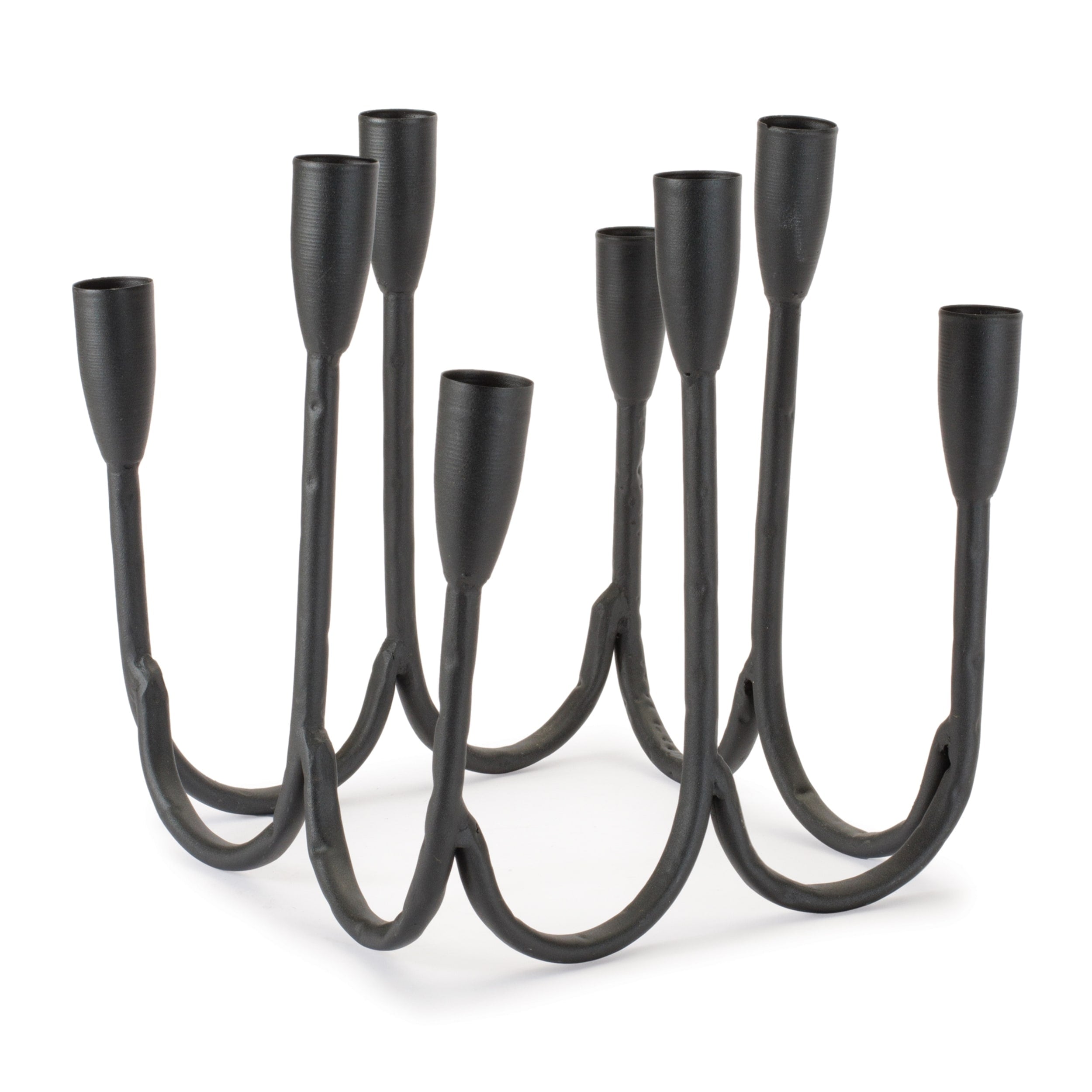 Modern Metal Tabletop Candelabra9 H