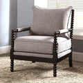 Modern Mid Century Design Grey Living Room Accent Chair