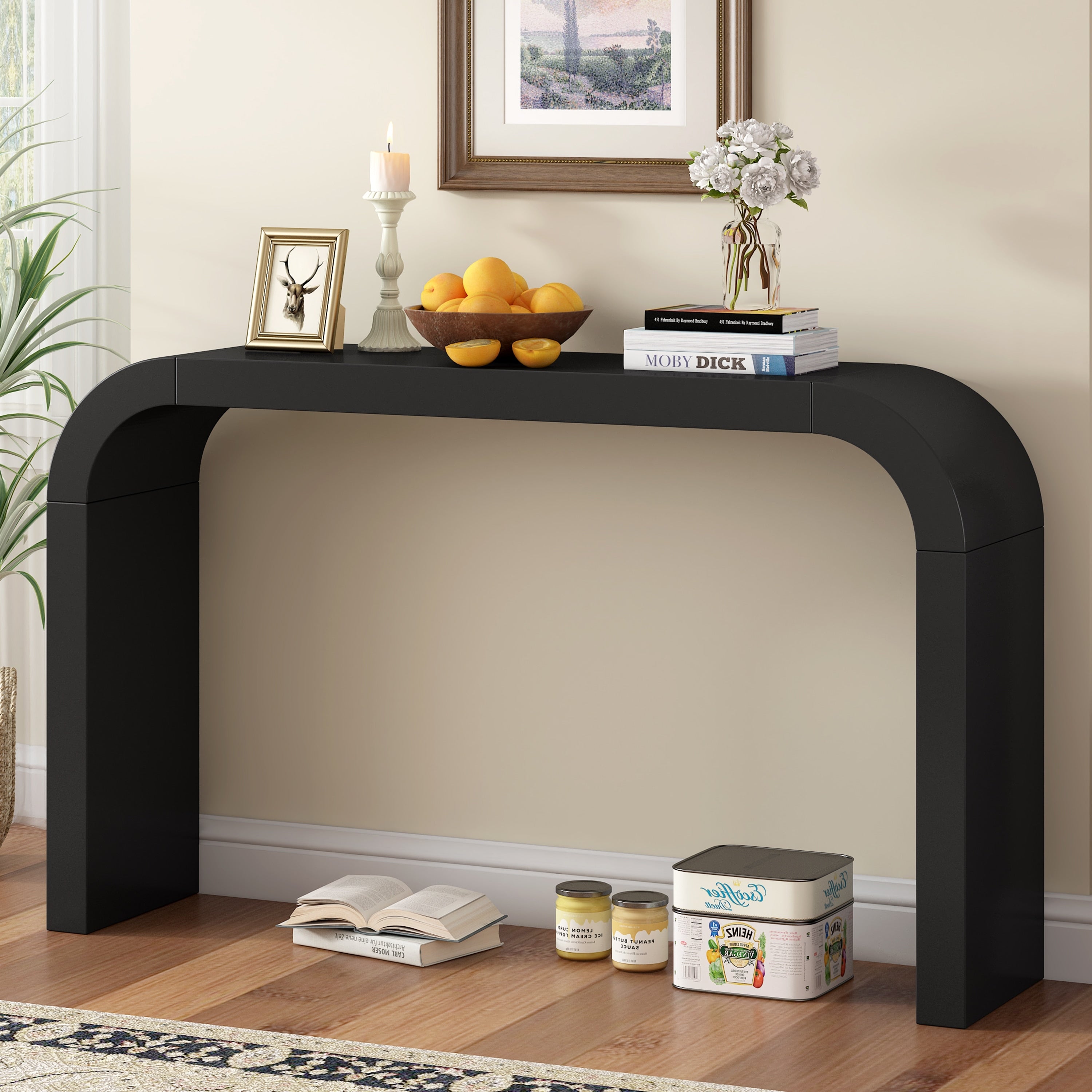 Modern Minimalist Console Table For Living Room