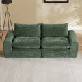 Modern Minimalist Chenille Sofa Non Sagging Cushions Wrapped Backrest For All Day Support Easy Clean