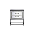Modern Mirrored End Table