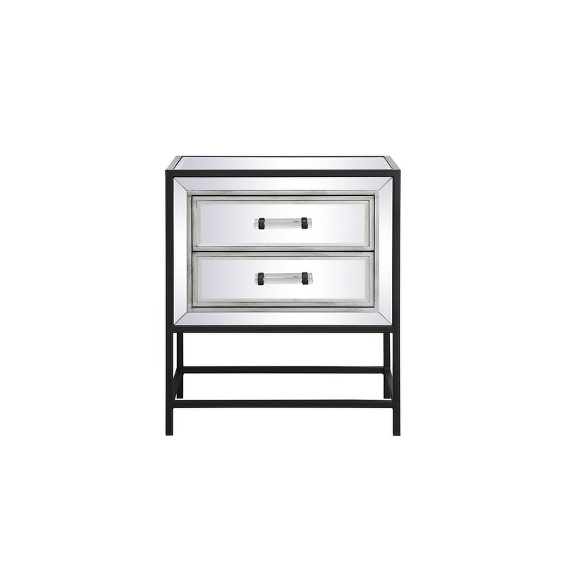 Modern Mirrored End Table
