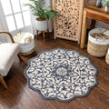 Modern Mosaic Medallion Rug