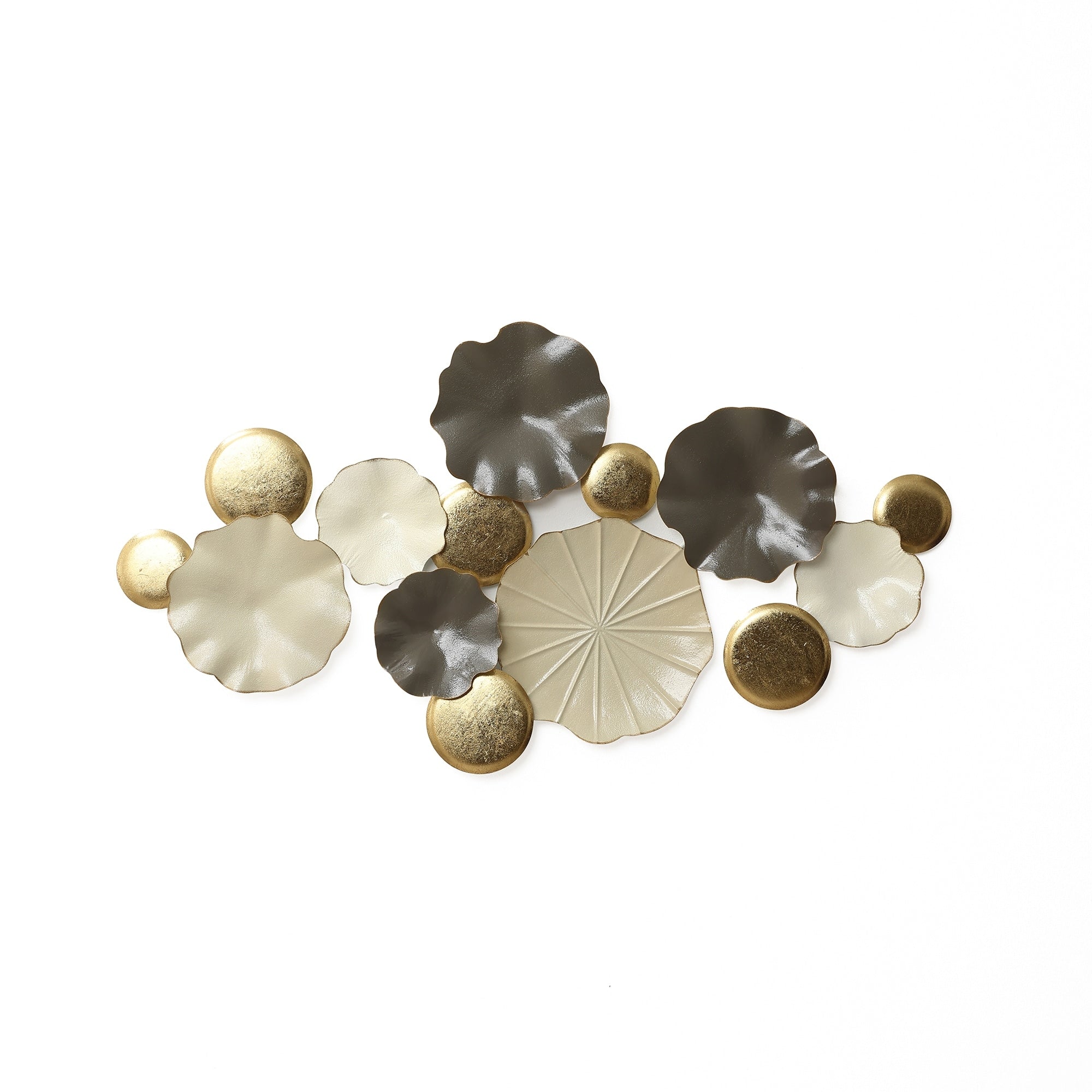Modern Multi Color Abstract Metal Wall Art 45.7 W Contemporary Home Decor