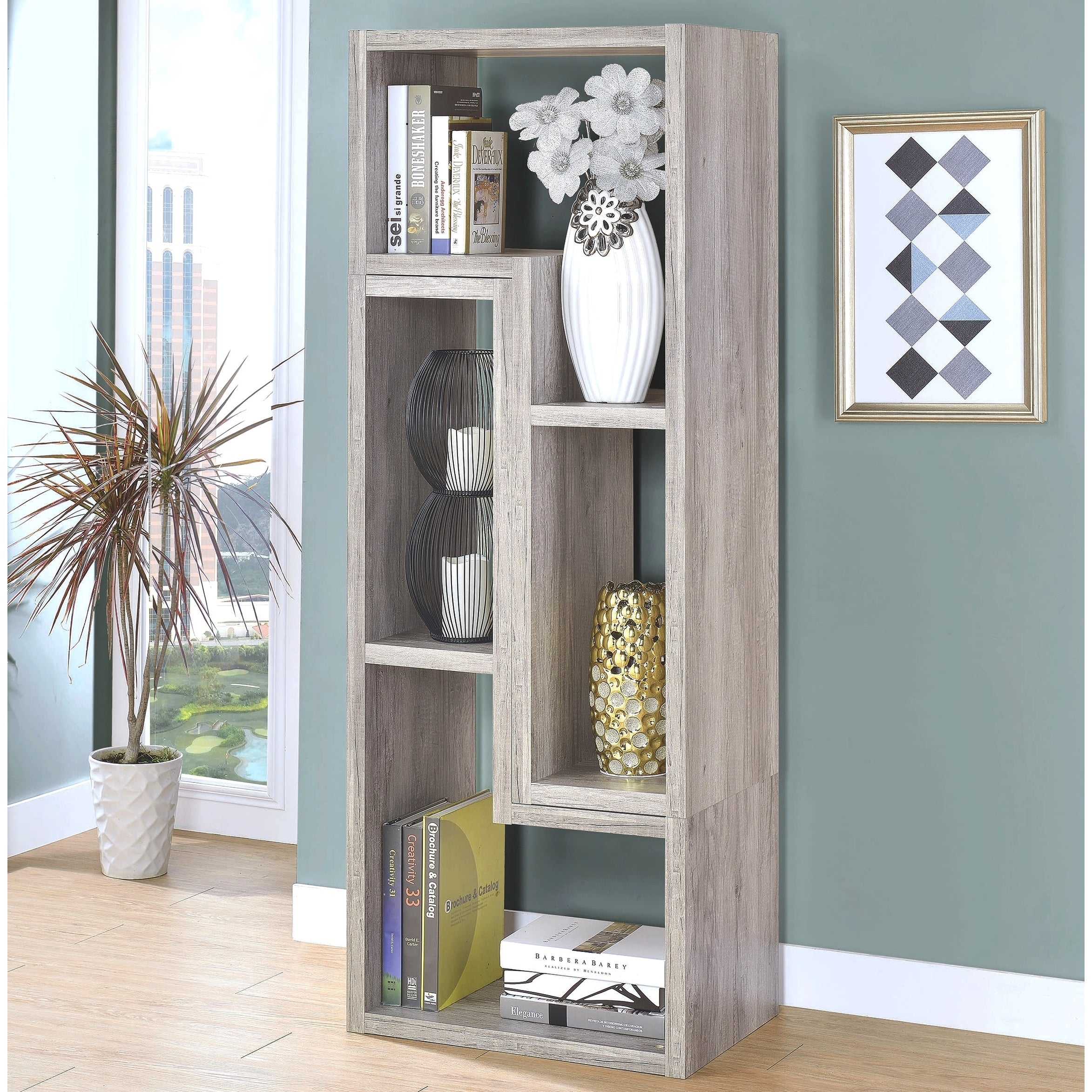 Modern Multifunctional Design Display Bookcase Tv Console