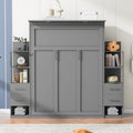 Modern Queen Murphy Wall Bed With Storage Shelves Drawers And Built In Led Lighting