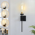 Modern Rechargeable Dimmable Wall Sconce With Remote 4W T30 Bulb Included Indoor Wall Lamp For Bedroom Bedside Living Room