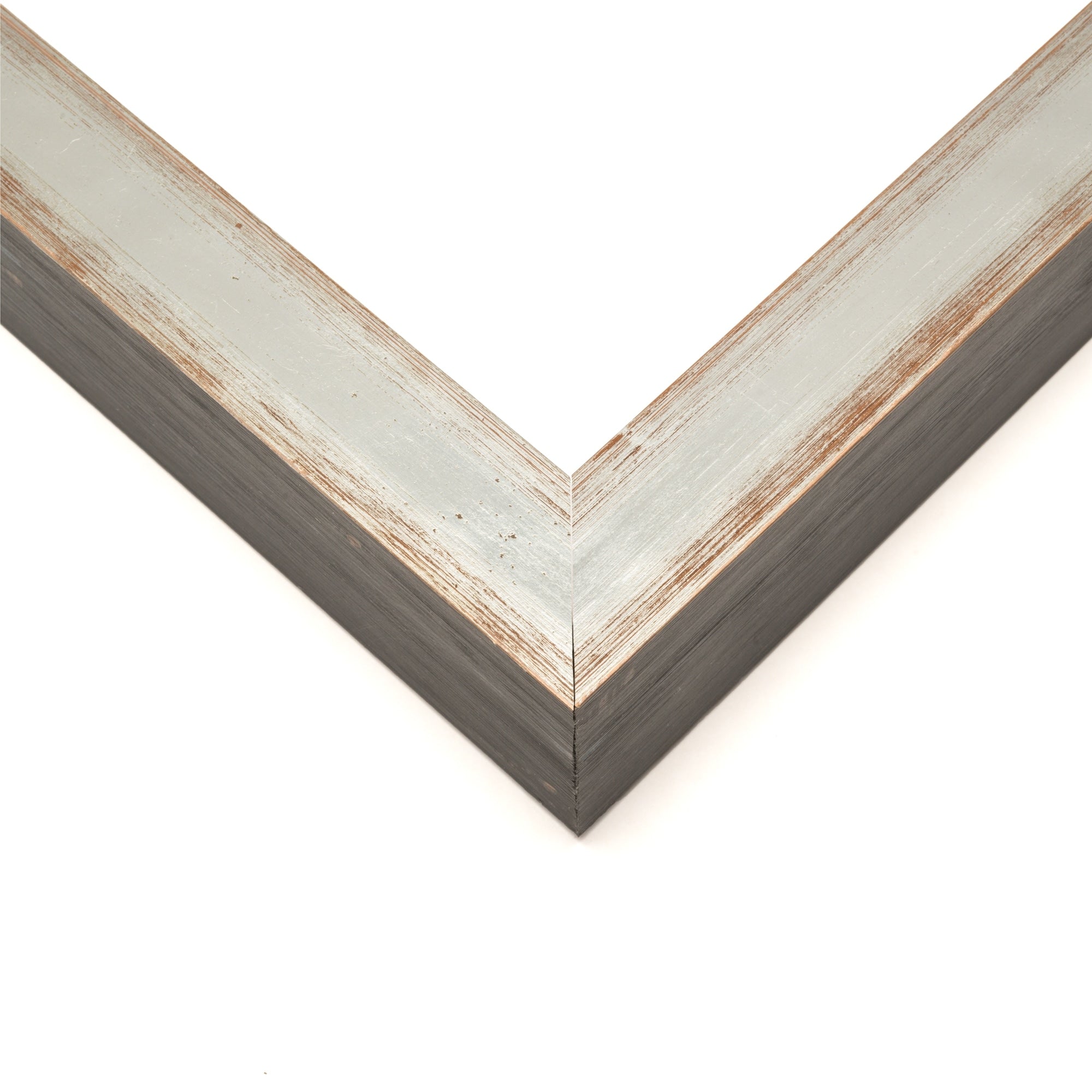 Modern Shadow Box 1.5 Depth Silver Picture Frame Uv Acrylic Backing Hanging Hardware