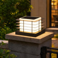 Modern Solar Pillar Post Light With Remote Control