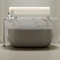 Modern Solid Surface Freestanding Bathtub Ergonomic Soaking Design By Gdfstudio