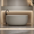 Modern Solid Surface Freestanding Bathtub Relaxing Soaking Design By Gdfstudio