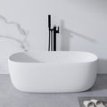 Modern Solid Surface Freestanding Bathtub Upgraded Drain System By Gdfstudio 51