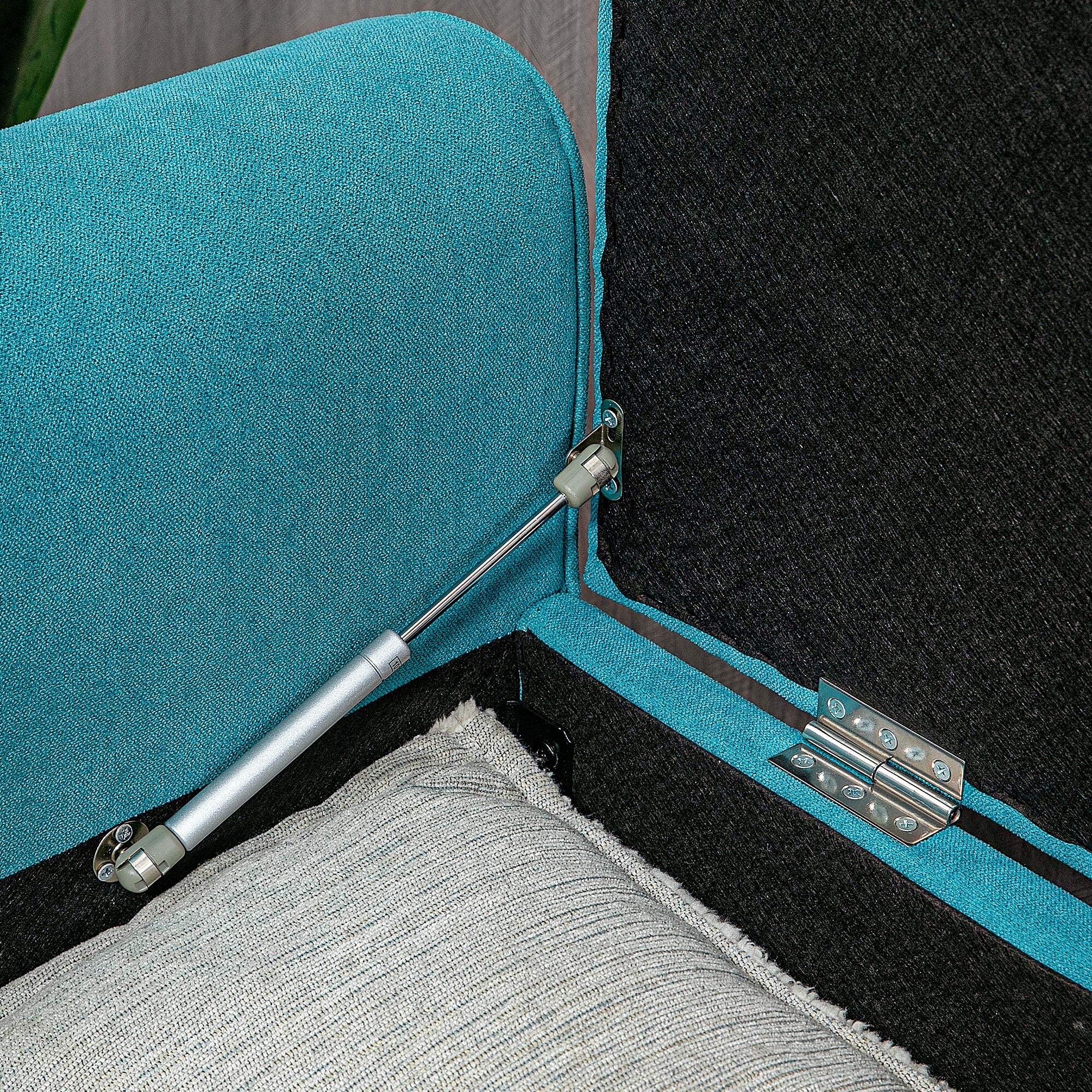 Modern Storage Ottoman Bench Upholstered End Of Bed Bench With Rolled Arms
