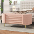 Modern Storage Ottoman Upholstered Storage Bench End Of Bed Bench Entryway
