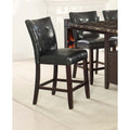 Modern Style Dining Chairs Counter Height Espresso Finish