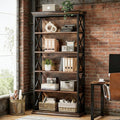 Modern Stylish Bookshelf Spacious Bookcase Storage Shelf