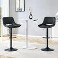Modern Swivel Adjustable Bar Stools Set 2 Pack With Footrest Holds Up To 250 Lbs Suitable For Home Bars And Kitchen Islands