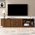 Modern Tv Stand With Drawers And Hidden Sliding Storage For 65 70 Tvs