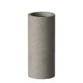 Tall Cylinder Concrete Plant Pot Decor Planter With Drainage Hole