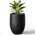 21.5 H Tall Round Concrete Plant Pot With Drainage