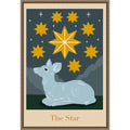 Modern Tarot Card Poster By Alina Shulhouskaya Framed Canvas Wall Art