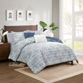 Modern Threads 5 Piece Printed Comforter Set Freya Soft Stylish Comforter With 2 Pillow Shams And 2 Decorative Pillows